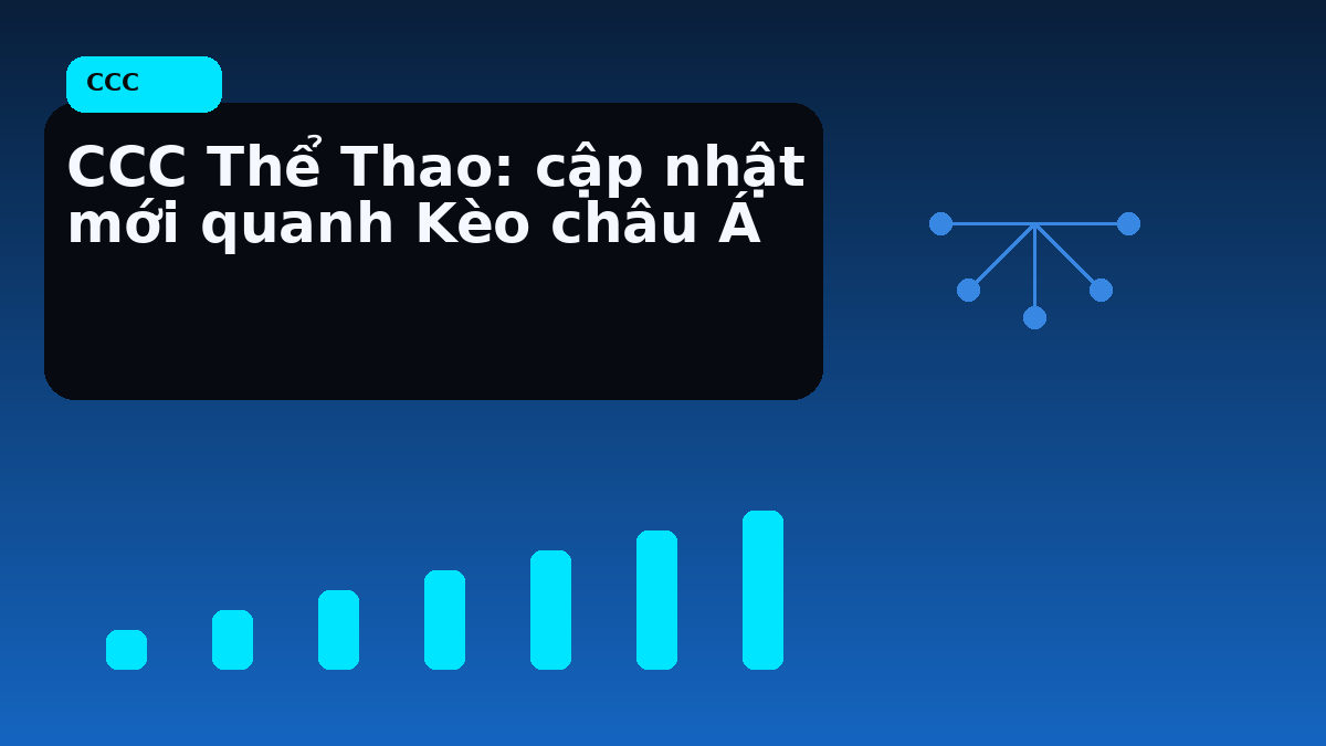 CCC Thể Thao: cập nhật mới quanh Kèo châu Á